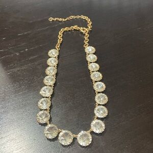 JCrew Gold and Diamond Necklace